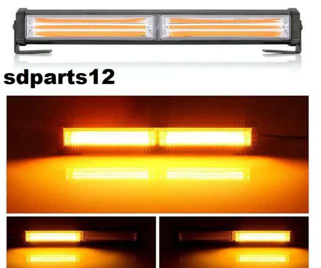 30cm Luce LED Avvertimento COB Stroboscopica 18W Barra IP65 Auto Fuoristrada