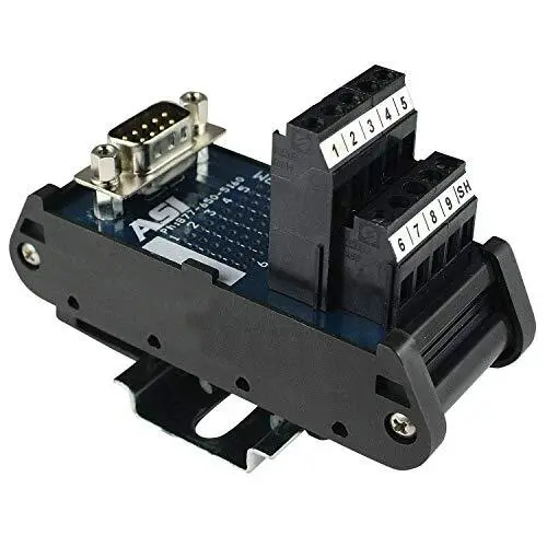 ASI 11000 26 to 12 AWG IMDS09M DIN Rail Mount Interface Module Cable to Wire ...