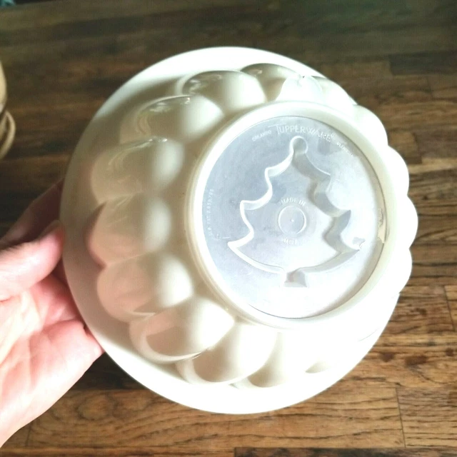Juego de moldes de gelatina vintage Tupperware jel-N-Serv árbol de Navidad