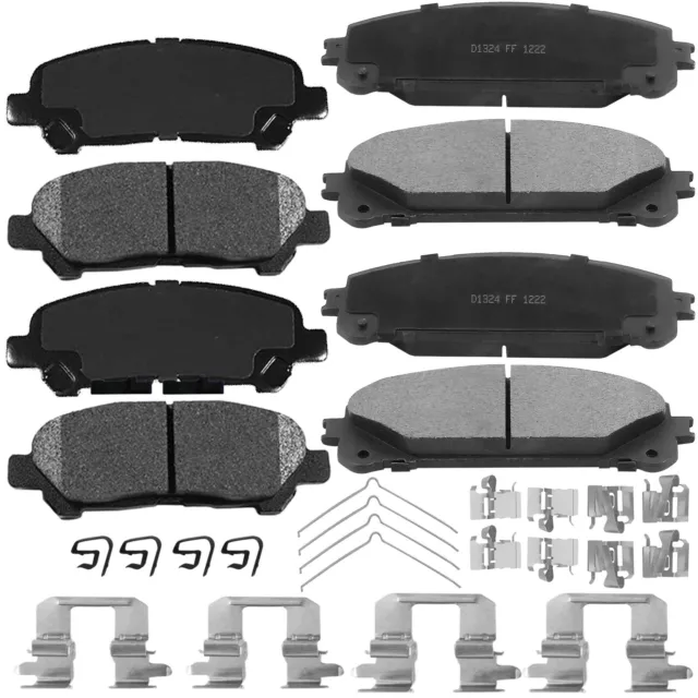 4PC Front d Rear Ceramic Brake Pads Fits Toyota Highlder 2008 -2013   A4N