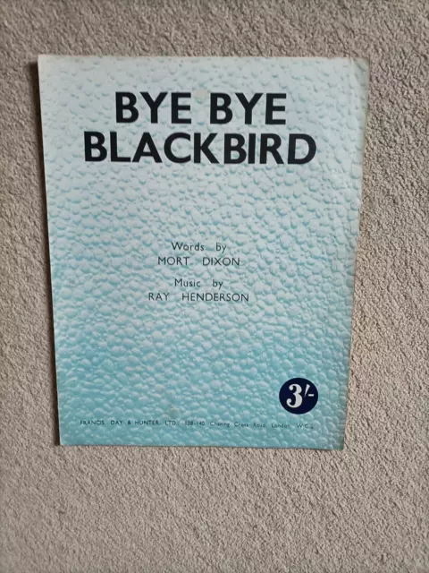 Noten - 'Bye Bye Blackbird' - Henderson