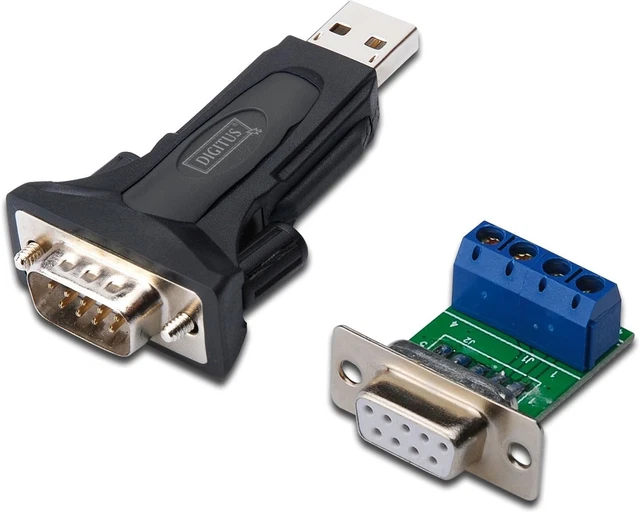 BRIEFCEC 2 stuks USB 2.0 schroefaansluiting, USB terinale adapter, converter, USB 2.0 type A-stekker & bus naar 5-polige schroefklemmen, gegevensoverdracht (USB-adapterstekker bus