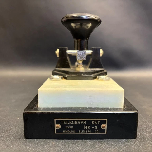 HI-MOUND HK-708 MORSE Key Straight Telegraph Code Vintage Radio