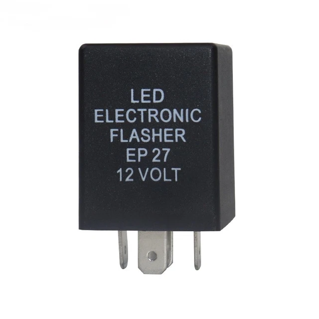 12V 40A 5-PIN EP27 LED Electronic Flasher Relay for Fixing Turn Signal ...