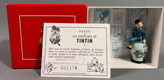 Herge - Tintin - Le Lotus Bleu - Tintin Sort De La Potiche - Pixi - 1993