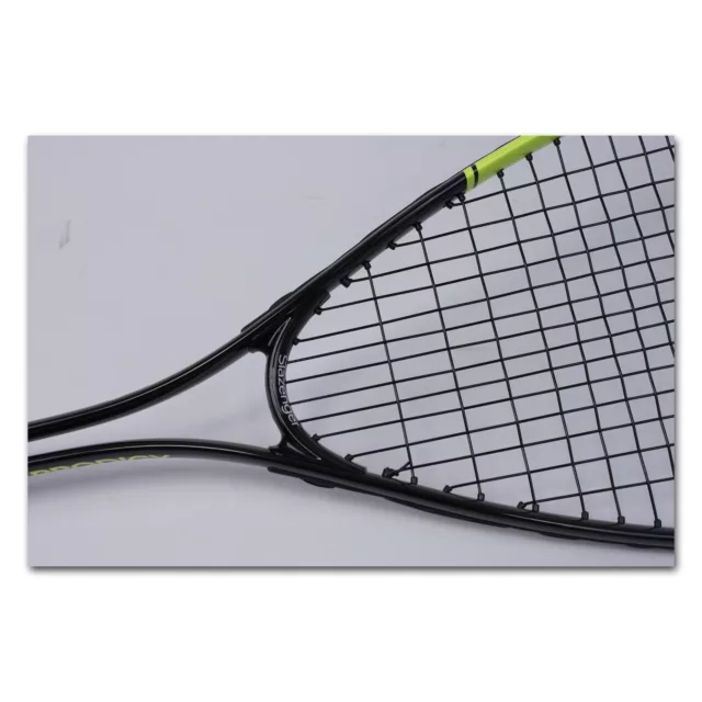 SLAZENGER DUNLOP Squashset 2x Squashschläger + 1x Squash Ball 2 Punkt Squash Set 2