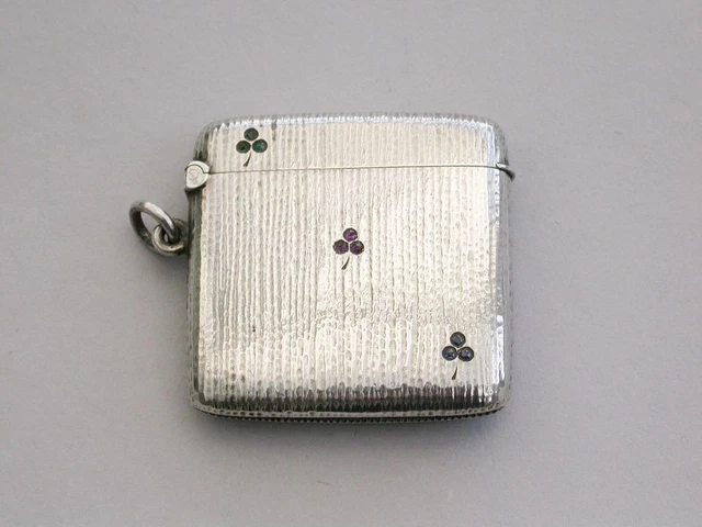 Early 20th Century German Silver Vesta Case - Kuppenheim. Pforzheim, c1915