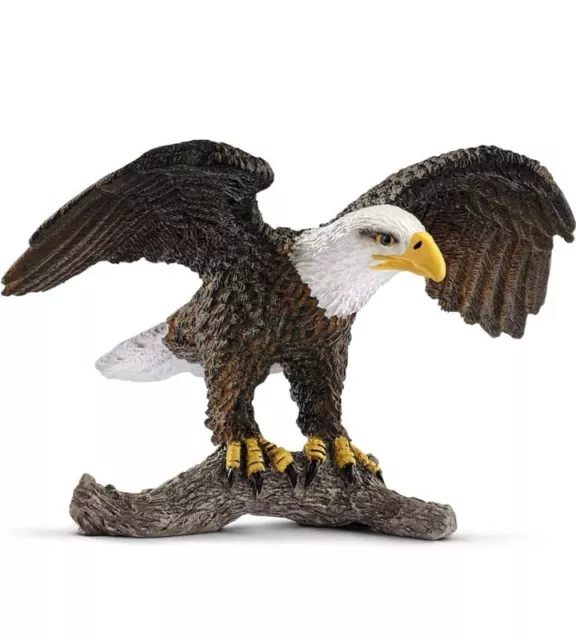 Schleich 14780 Bald Eagle model plastic toy figure Bald Eagles toy figurine bird