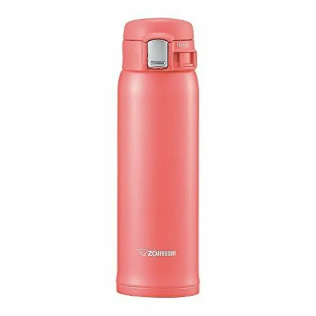 Zojirushi water bottle straight drink 480ml Coral pink SM-SC48-PV 4974305211804