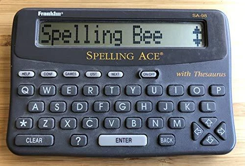 Franklin Spelling Ace w/Thesaurus Games Crossword SA-98