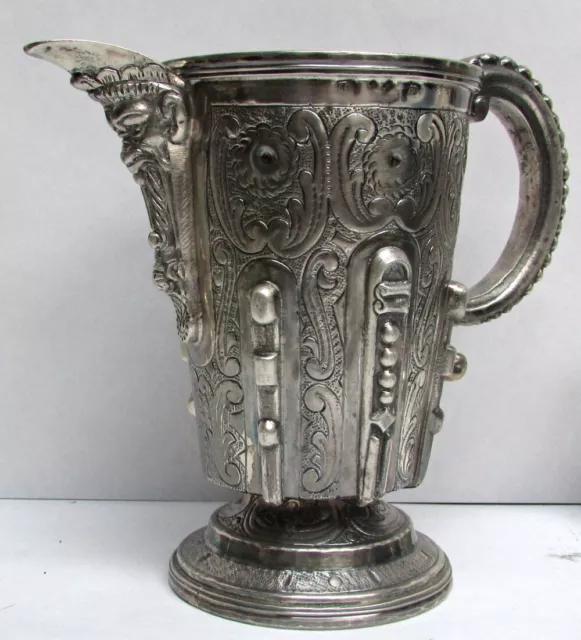 Spanish Madrid Sterling Silver Aztec Mayan Inspired Sangria Wine Pour