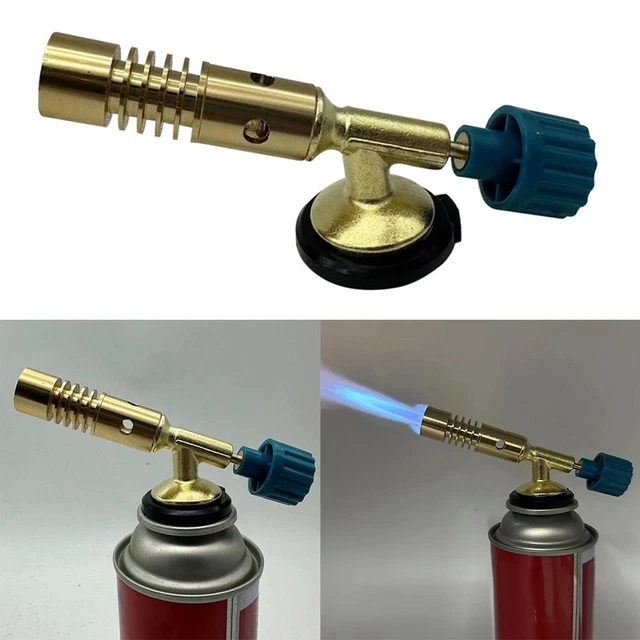 Petit Brûleur à Alcool Portable Léger Doré Pour Poêle à Alcools Dorés