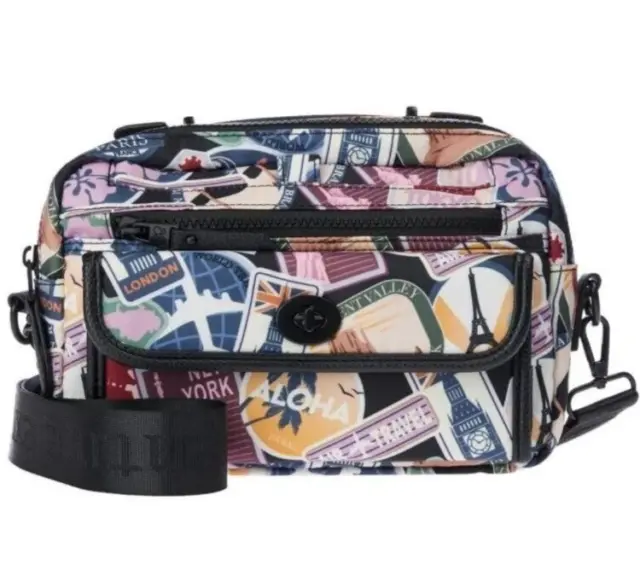 Samantha Brown Essential Crossbody Belt Bag Fanny Organizer Multi Travel Print
