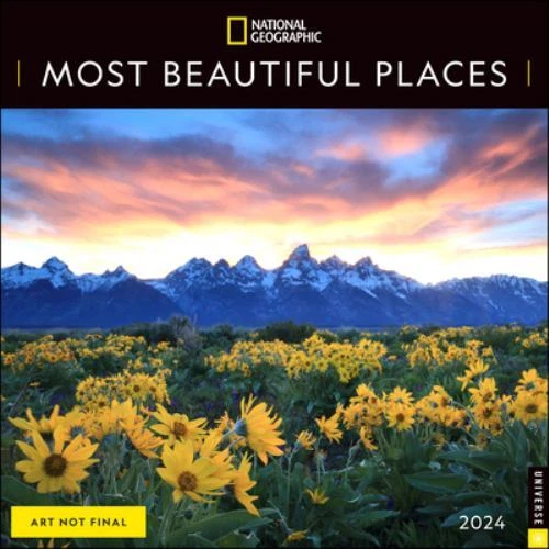 NATIONAL GEOGRAPHIC MOST Beautiful Places 2024 Wall Calendar by Disney