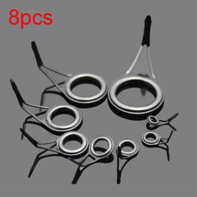 STEEL TACKLE BOX Accessories Fishing Rod Guide Eye Ceramic Ring Tip Repair  Kit $8.46 - PicClick AU