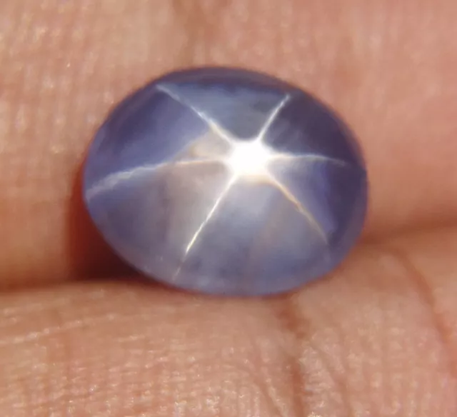 Beautiful 4.68ct Un-heated 100%Natural SriLanka Blue star Sapphire Oval Gemstone