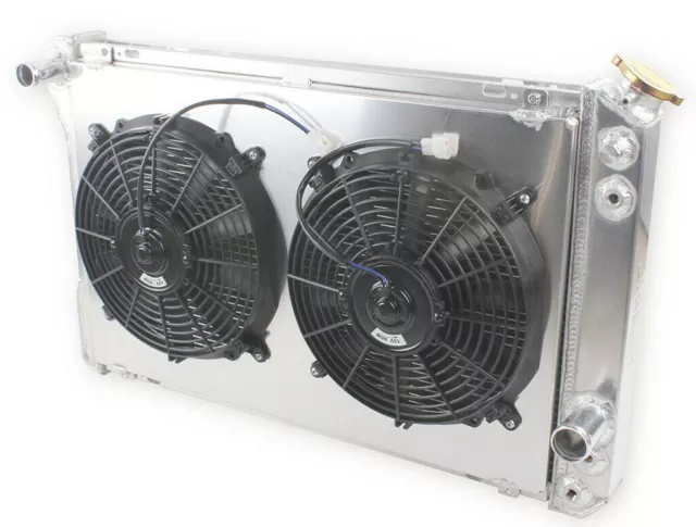 3-Row Radiator+2Fan For 82-92 Chevy Camaro Iroc-Z Z28/Pontiac Firebird 2.5L 5.7L