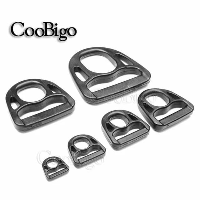 1/2''~2'' Multiuse D-Ring Buckles for Outdoor Backpack Hooks Webbing Strap Parts