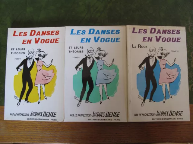 Jacques Bense : Les danses en vogue en trois volumes chez Bornemann