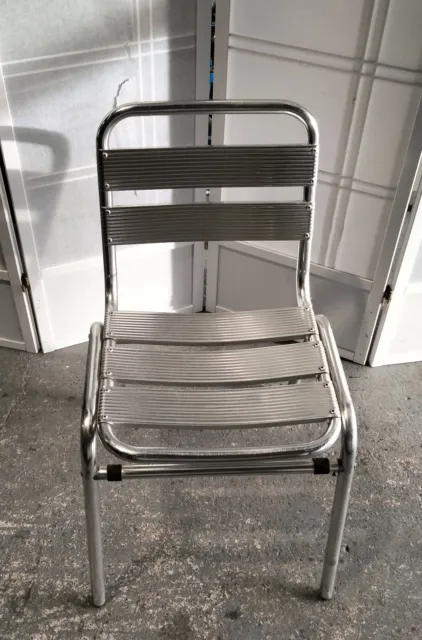 Used Aluminium Outdoor Stackable Chairs