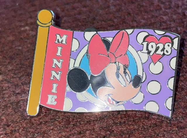 Disney Trading Pins WDW Character Flags MINNIE MOUSE Limited Edition 1000