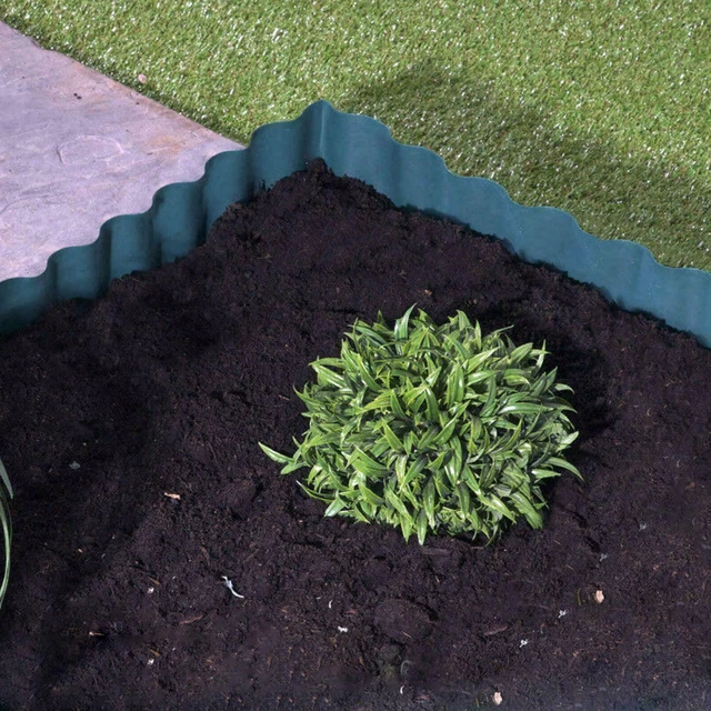 LAWN EDGING BORDER Plastic Garden Grass Edge Fence Wall Driveway Roll