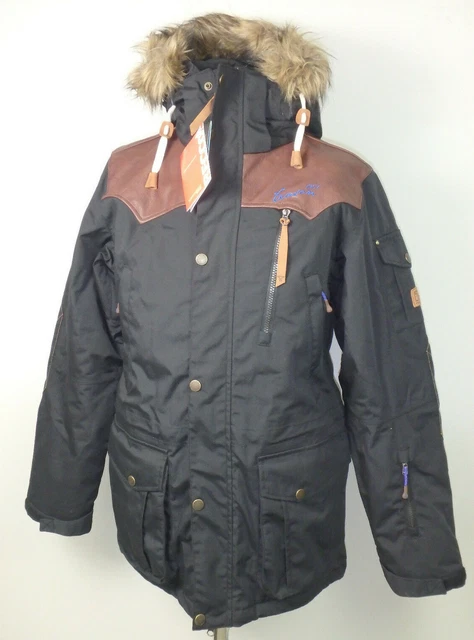 Tenson 1951 #36362 Canyon Skijacke Ski Alpin Snowboard Jacke Herren M Schwarz