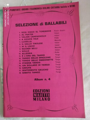 1994 ALBUM 20 SPARTITI ALDO MAIETTI "...E' L'ORA DEL TANGO !" - MAIETTI EDI 