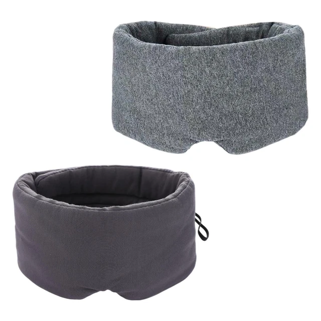 Masque pour les yeux de sommeil en coton respirant tout autour doux pour les