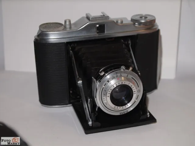 Agfa Isolette I Kamera + Objektiv Agnar 4,5/85 mm lens 6x6 Klappkamera Rollfilm