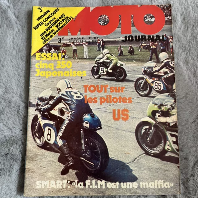 MOTO JOURNAL  153 HONDA CB 350 360 YAMAHA RD KAWASAKI S2 SUZUKI GT 380 BPS Cota