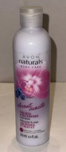 Avon Naturals Body Care Vibrant Vivacite Orchid And Blueberry  Lotion  Lot Of 3