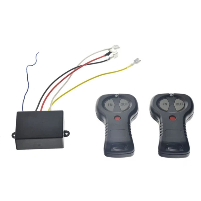 Set telecomando argano radio 12 V ricevitore box kit con doppio telefono per camion