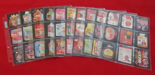 2017 Wacky Packages 50Th Anniversary Red Ludlow Set 1-90  @@ Very Rare @@ 2
