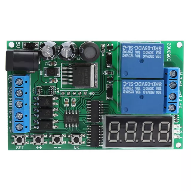 Multifunction Time Relay 5V - 24V Motor Forward / Reverse Controller Timing