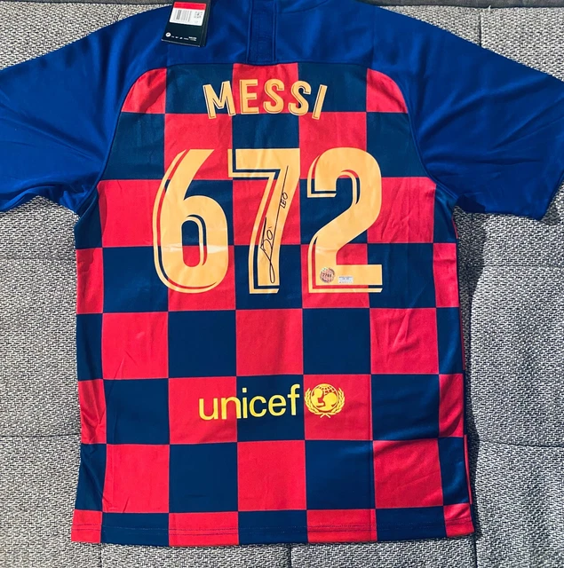 LIONEL MESSI AUTOGRAMM Barcelona Nike Trikot signiert COA Signed jersey with COA EUR 770,00