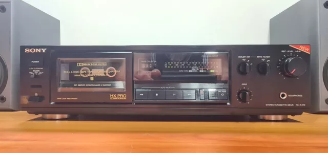 SONY TC-K410 Bias control HX-PRO DOLBY BC NR 2 head cassette deck