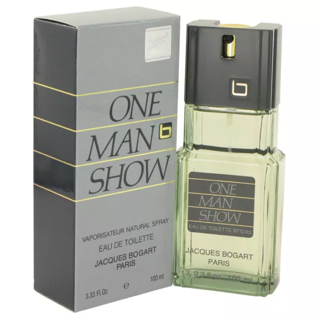 One Man Show Men's Cologne by Jacques Bogart 3.3oz/100ml Eau De Toilette Spray