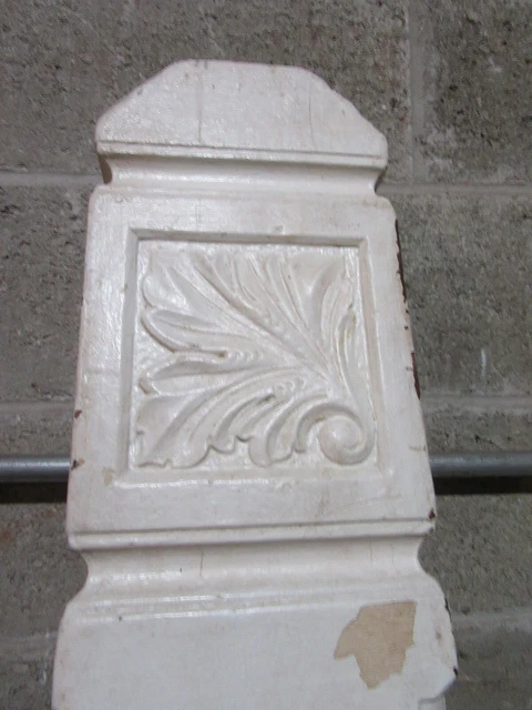 ~ Antique Carved Oak Newel Post 57 Tall 2 Of 2 ~ Architectural Salvage ~ 10