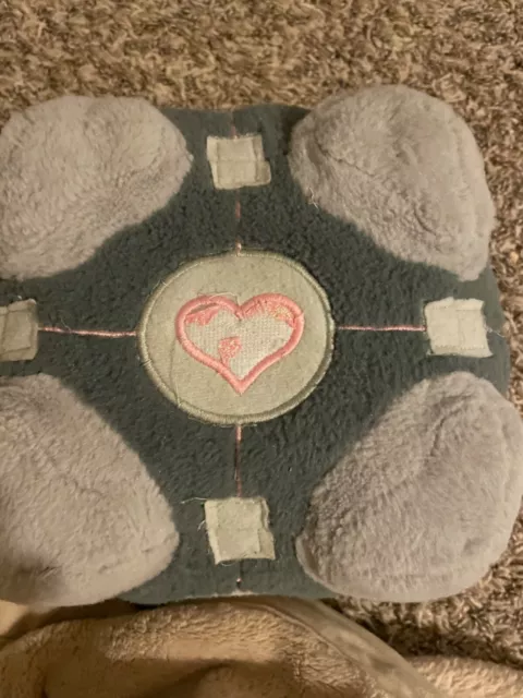 Portal 1 2 Critters Wheatley Weighted Companion Cube Plush With Tags 2