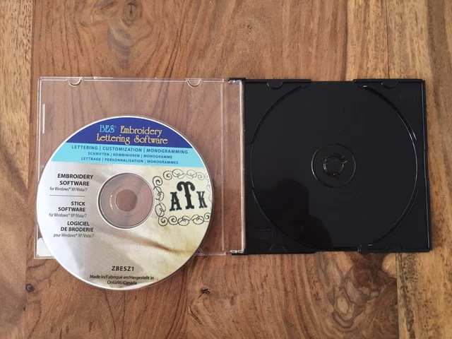 Brother Stickerei Schriftzug Software für Windows XP/Vista/7