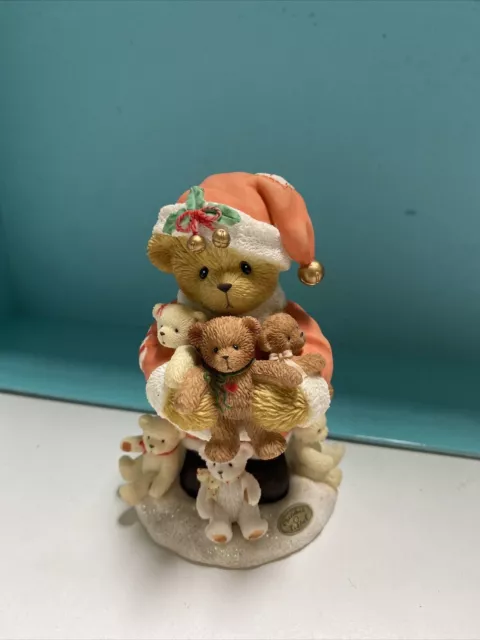 Cherished Teddies Santa Series 2003 Stewart With Box. /6