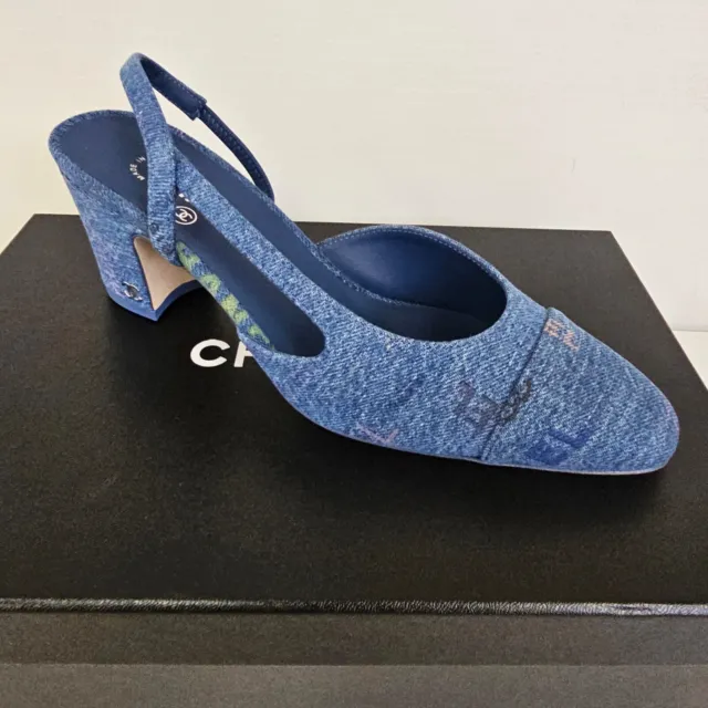 Chanel Slingback 37 FOR SALE! - PicClick