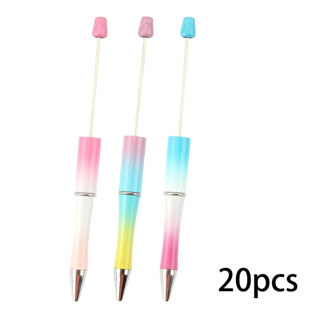 20 Stück Bead Kugelschreiber DIY Frauen Mädchen Tintenroller zum Zeichnen von