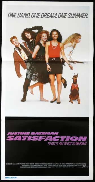 SATISFACTION Daybill Movie poster Justine Bateman Liam Neeson Julia Roberts