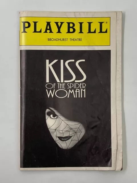 1994 Playbill Broadhurst Theater Chita Rivera in Kiss of the Spider Woman