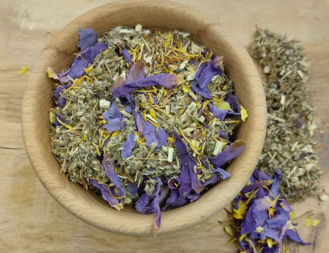 Mugwort & Blue Lotus Petals & Stamens Mixed Use Blend 14g 28g 56g