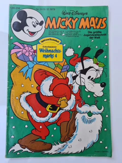 Micky Maus Hefte Walt Disney Sammler alte Ausgaben Nr. 51/18.12. 1979