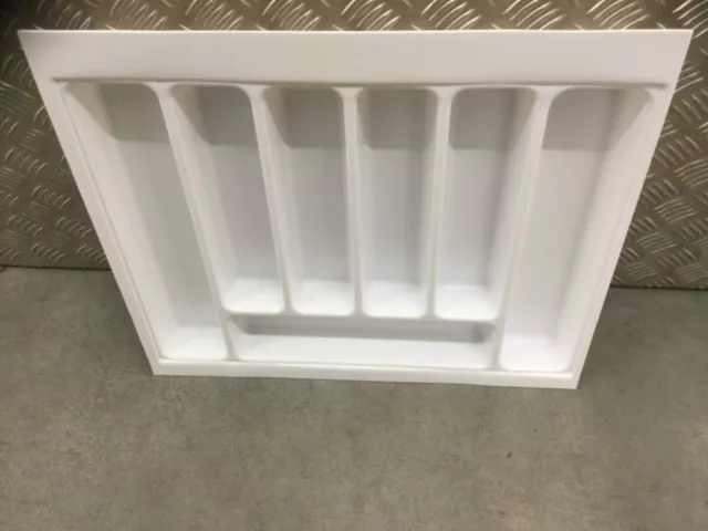 WHITE MATT CUTLERY TRAYS 422 x 500mm FOR 600 DRAWER CABINETS   FREE POSTAGE