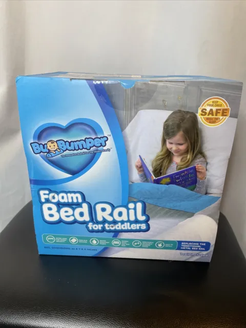 Bubumper Foam Bed Rail For Toddlers New